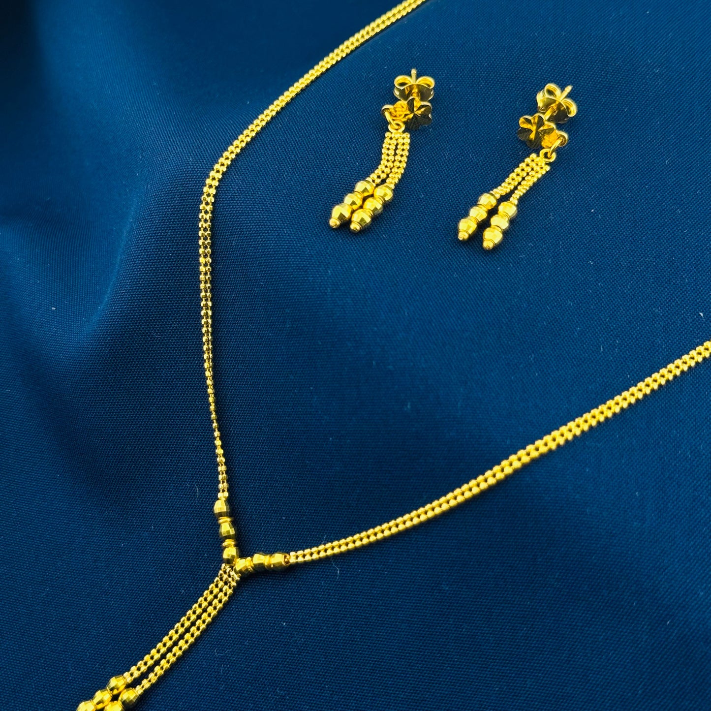 22k Solid Gold Ladies Set LS129