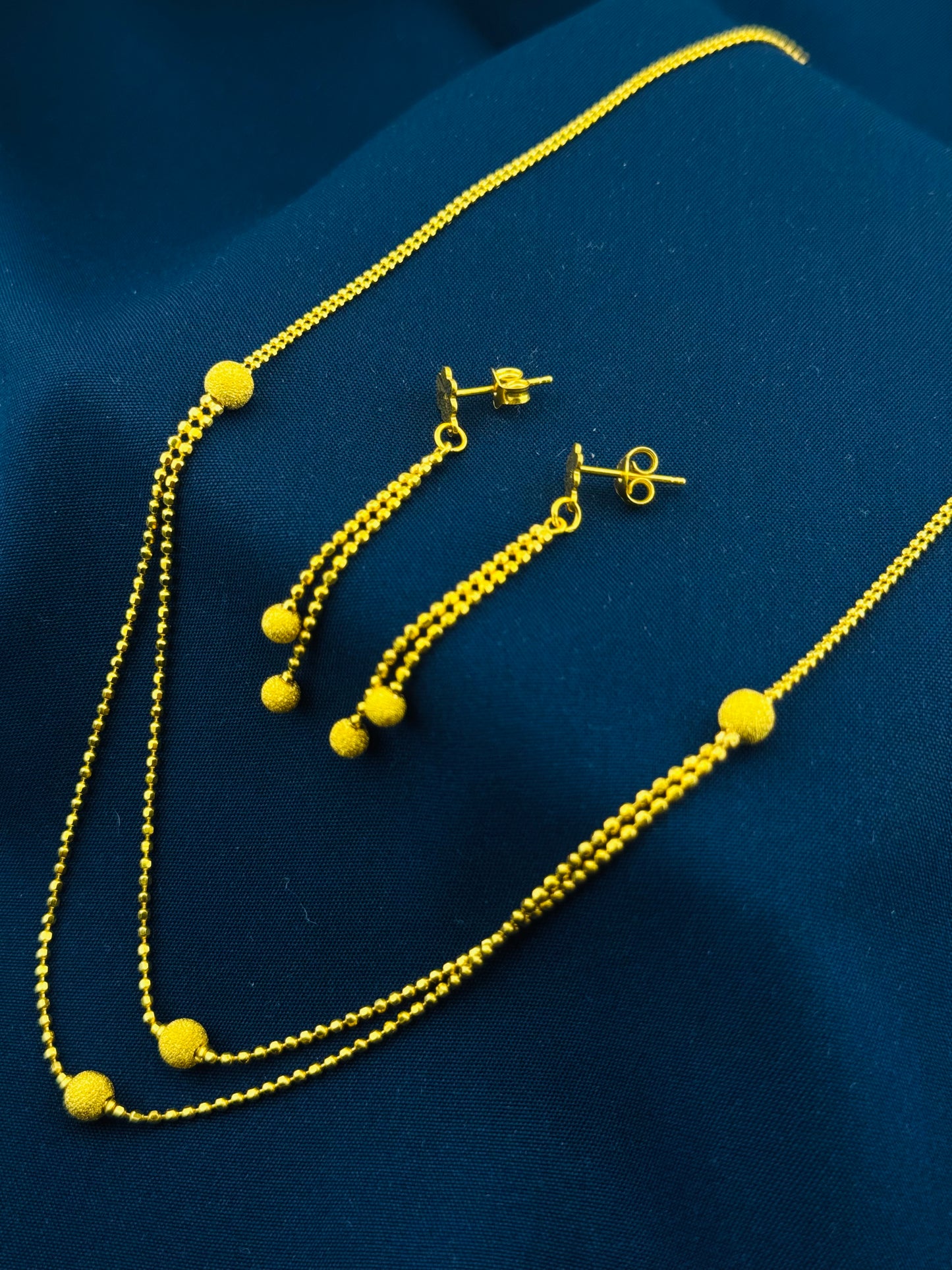 22k Solid Gold Ladies Set LS130