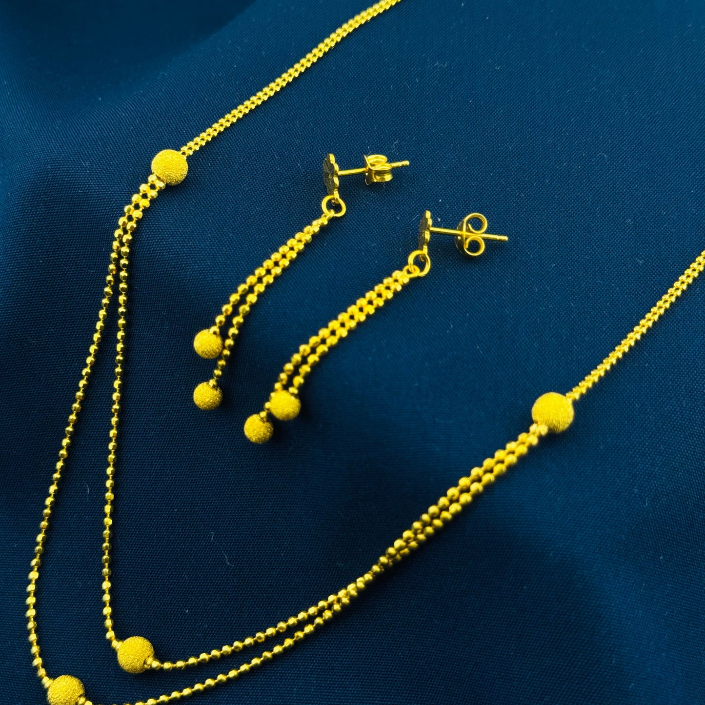 22k Solid Gold Ladies Set LS130