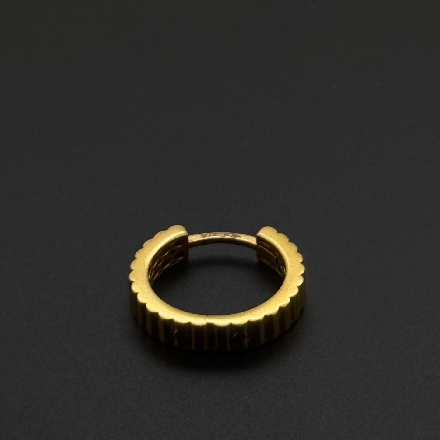 21K Modern Hoop Earrings ME106