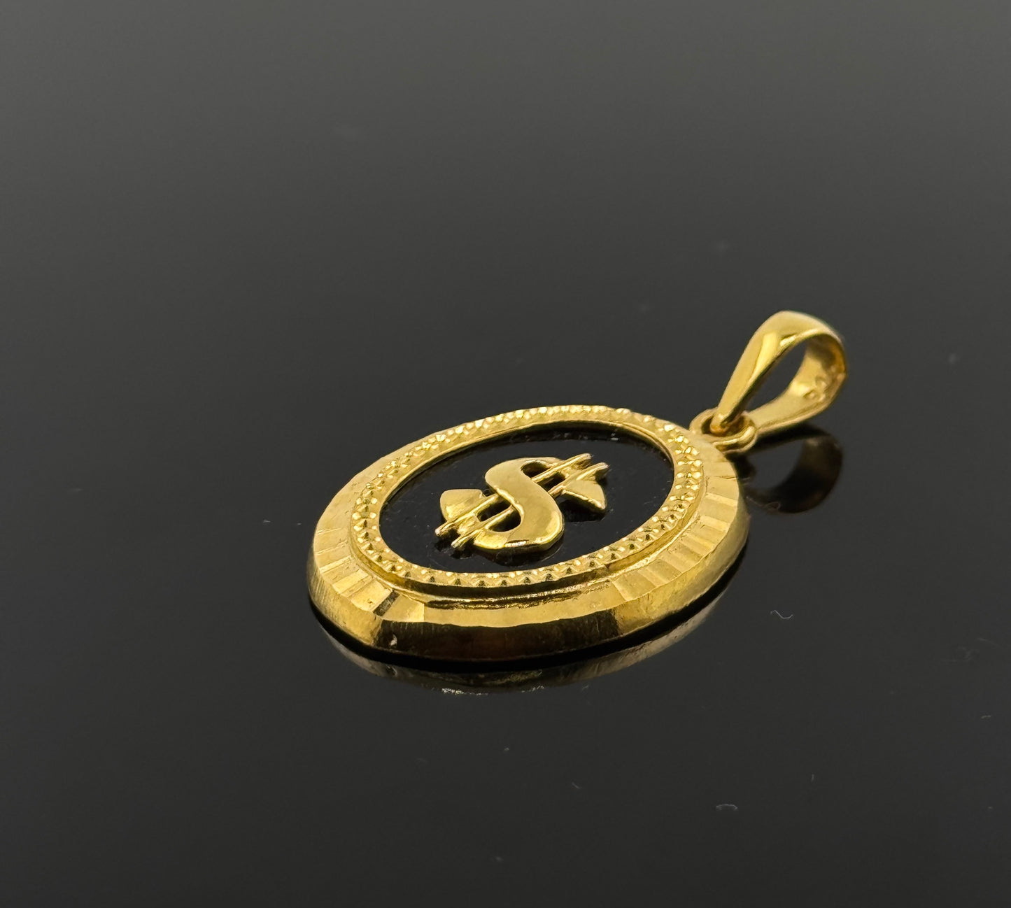 22K Solid Gold Fancy Pendants P103