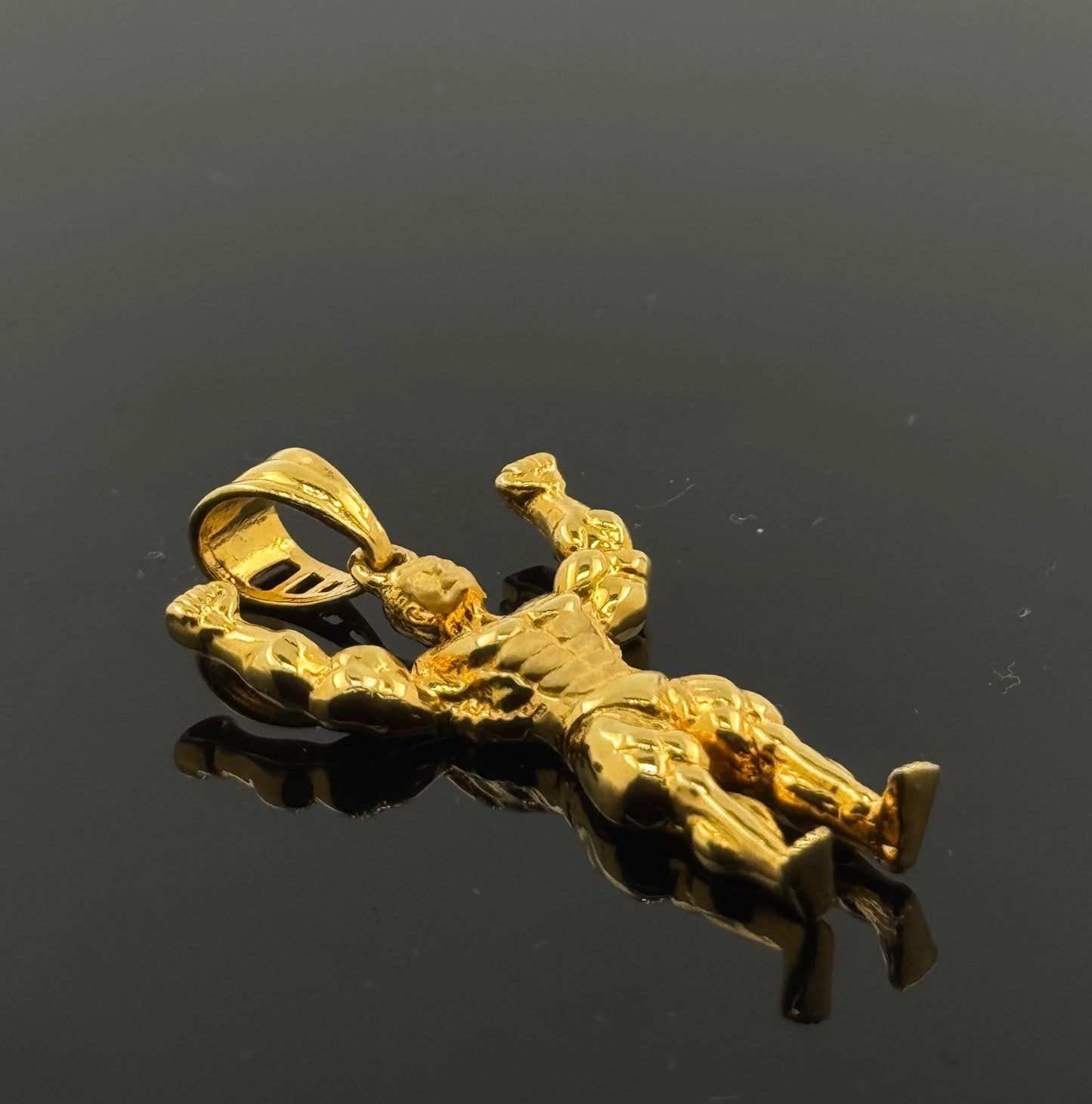 22K Solid Gold Fancy Pendants P105