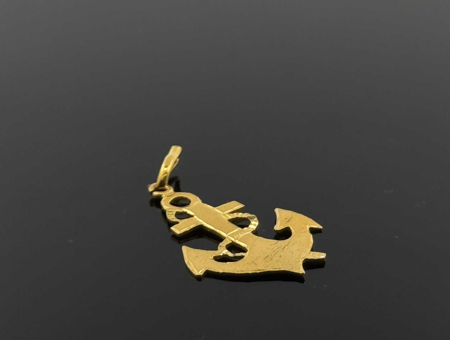 22K Solid Gold Fancy Pendants P114