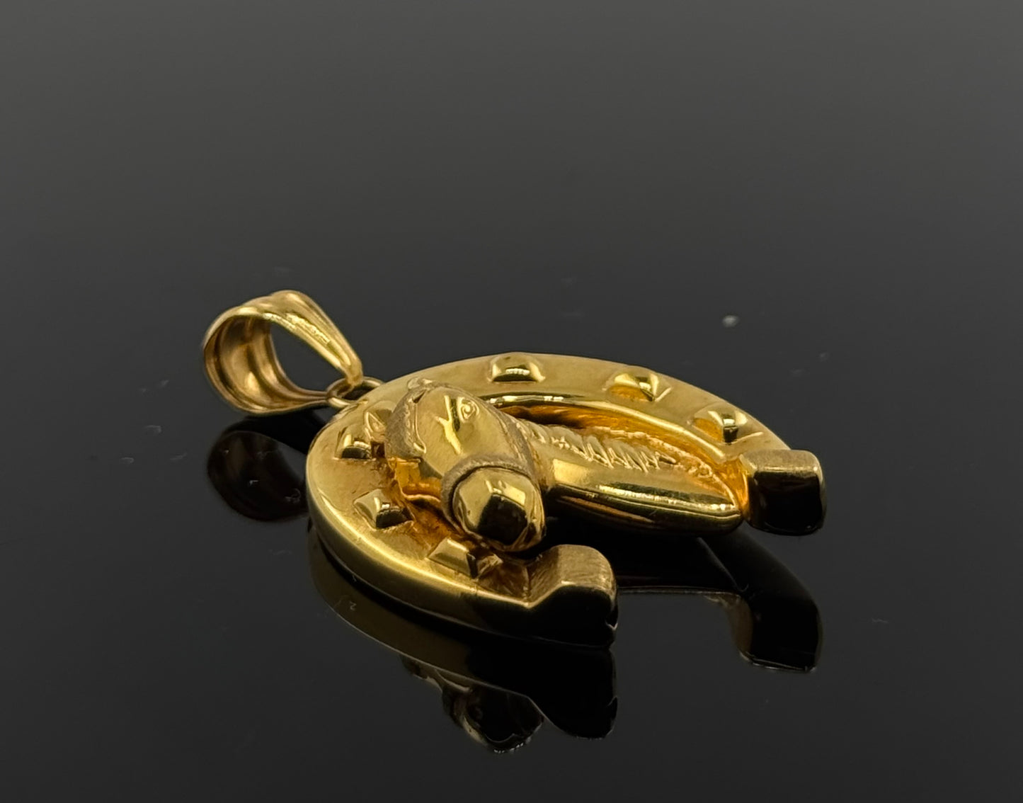 21K Solid Gold Fancy Pendants P139