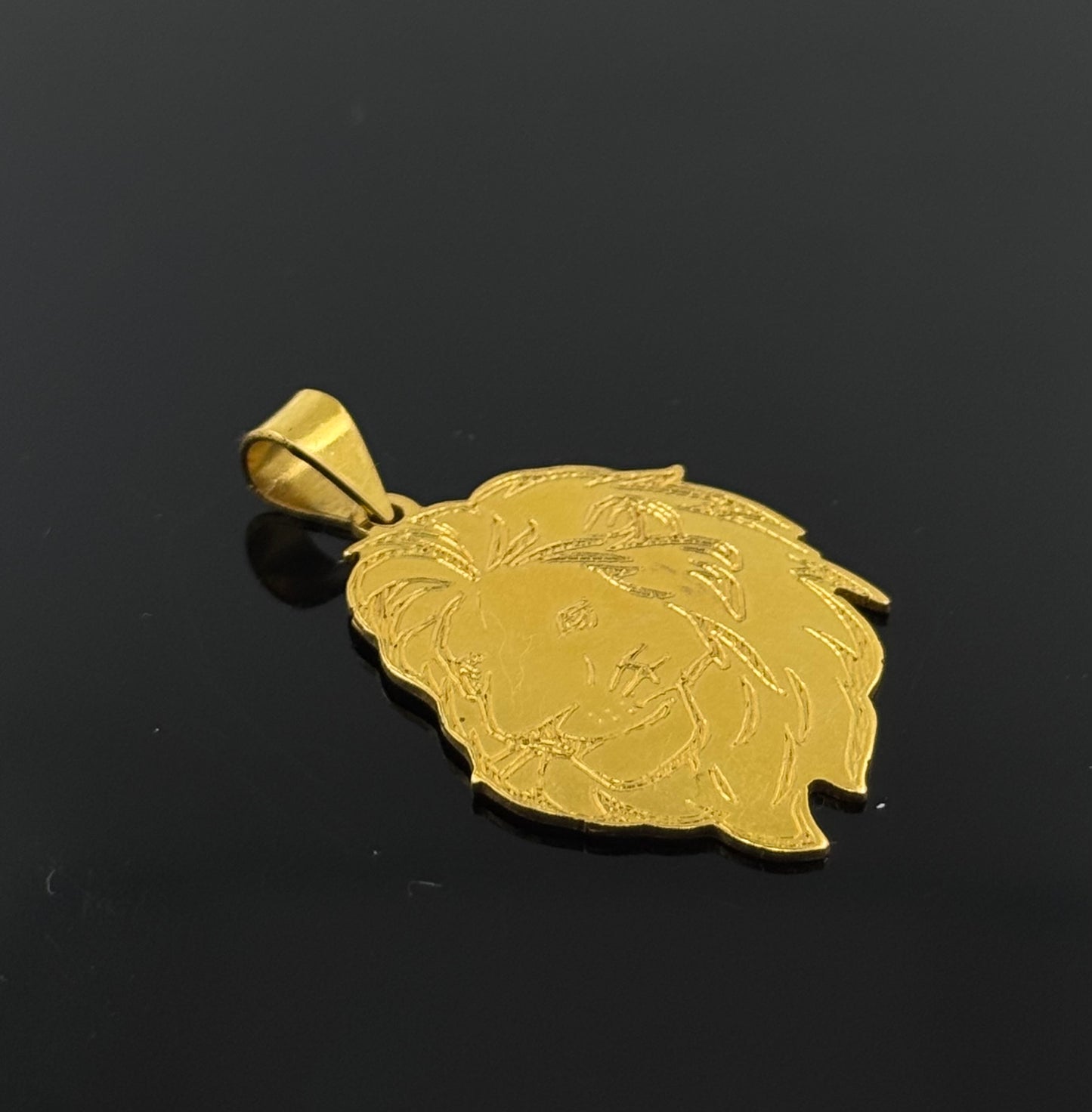22K Solid Gold Fancy Pendants P167