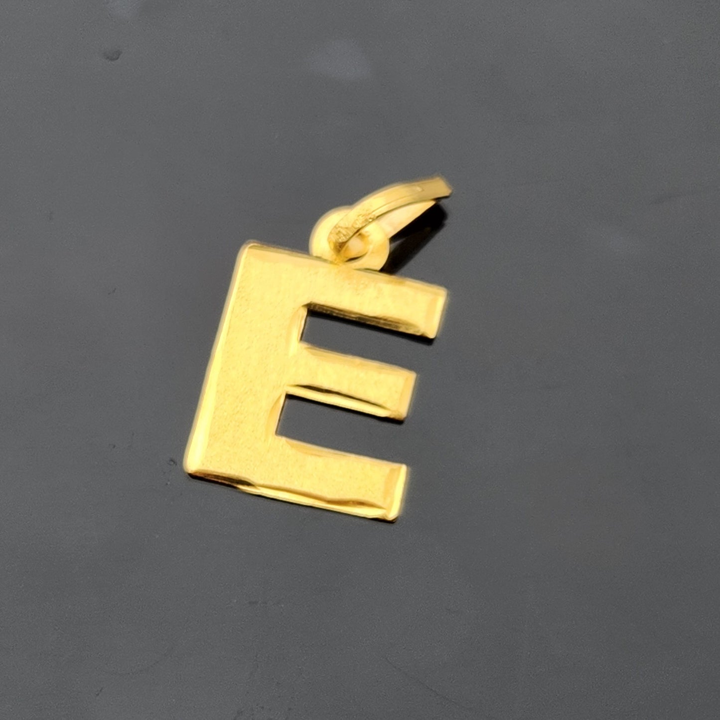 21K Solid Gold Letter Pendant P1712