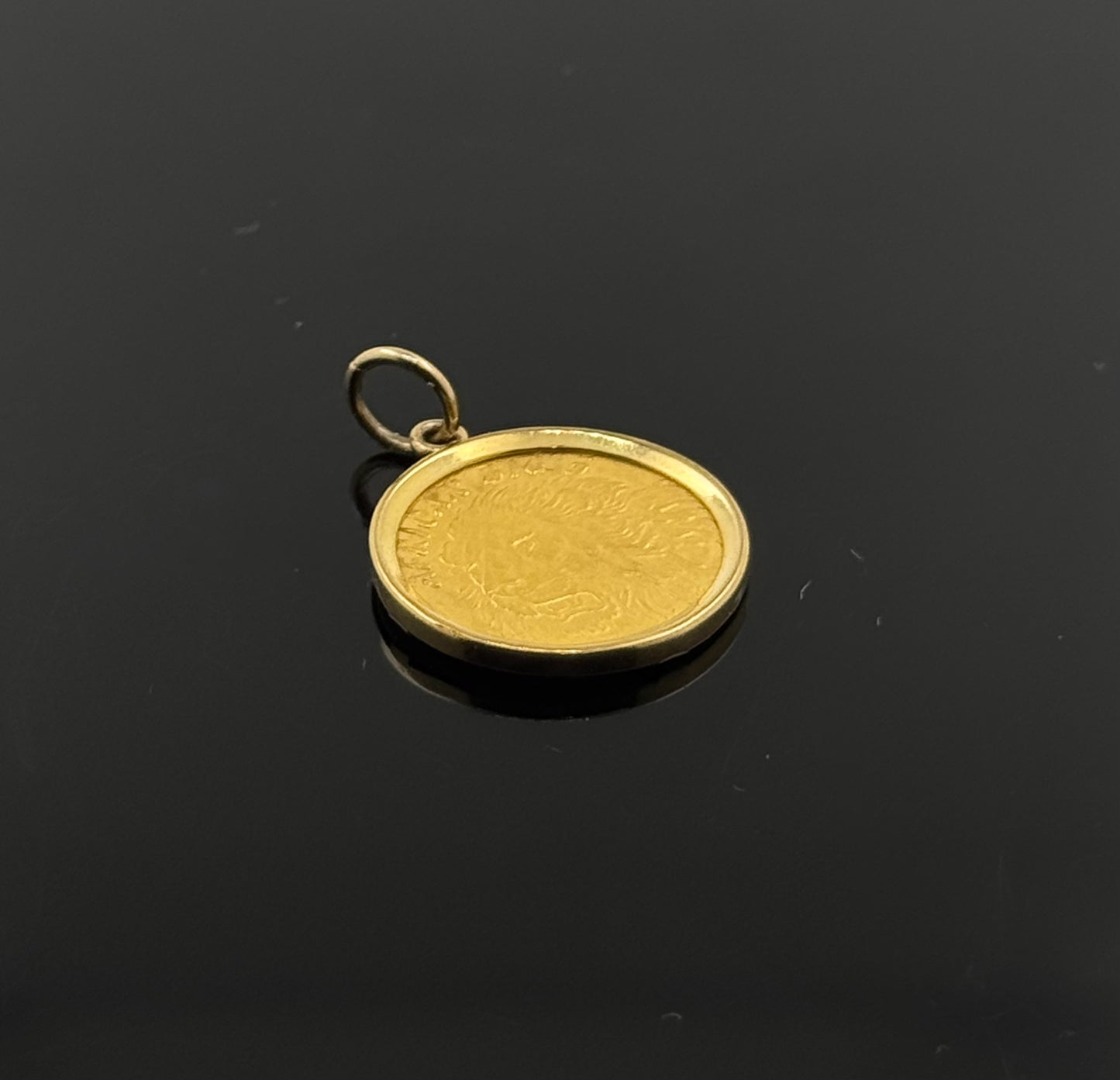 24K Solid Gold Fancy Pendants P184