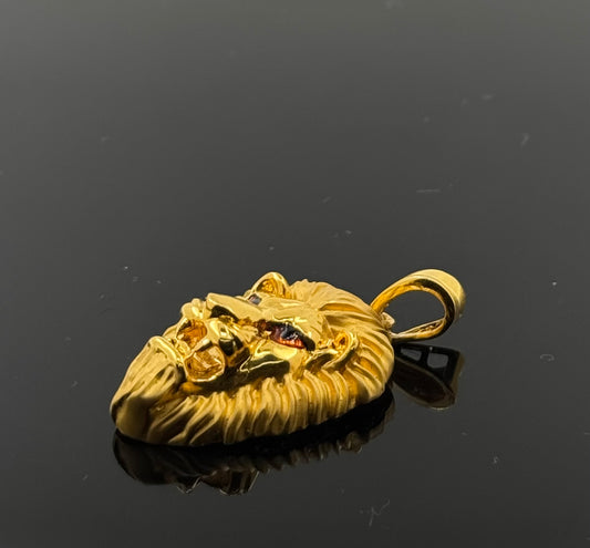 22K Solid Gold Sikh Pendants P203