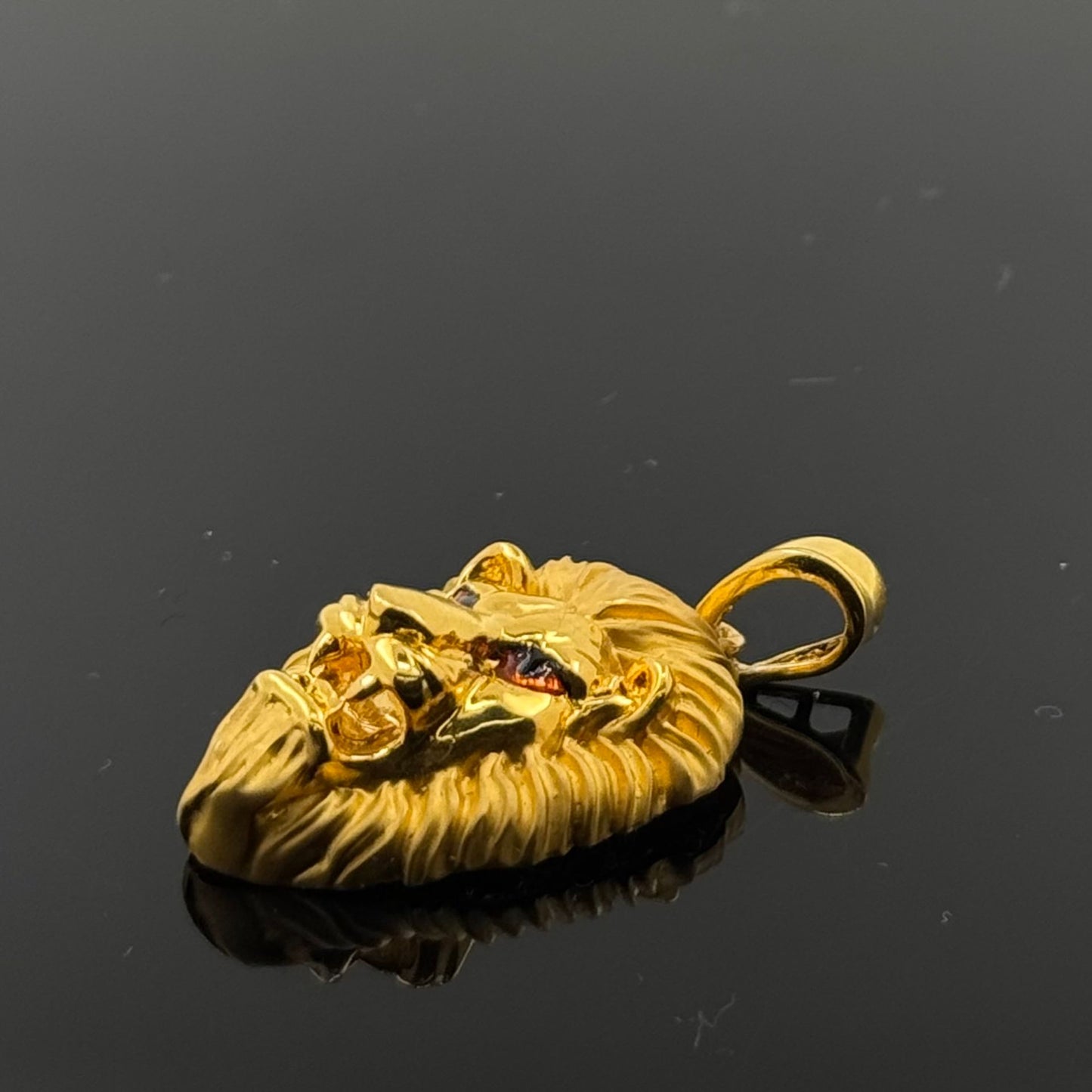 22K Solid Gold Sikh Pendants P203