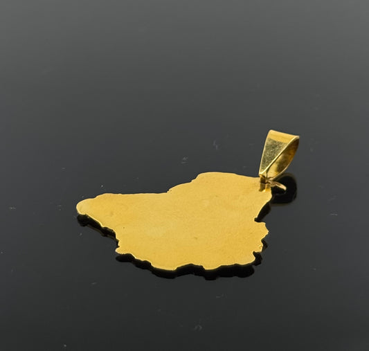 22K Solid Gold Fancy Pendants P225