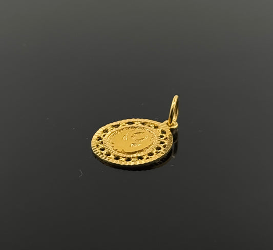 22K Solid Gold Sikh Pendants P230