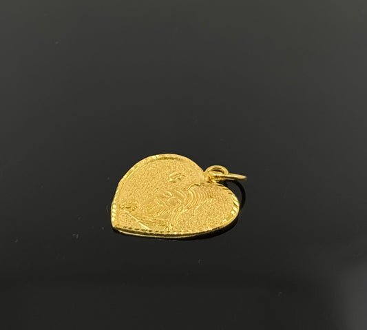 22K Solid Gold Sikh Pendants P241