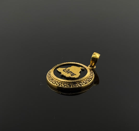 22K Solid Gold Fancy Pendants P244