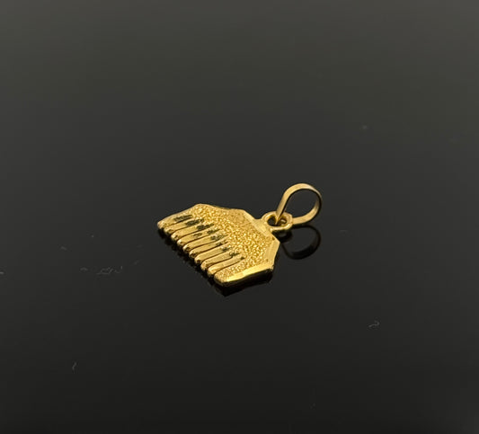 22K Solid Gold Sikh Pendants P249