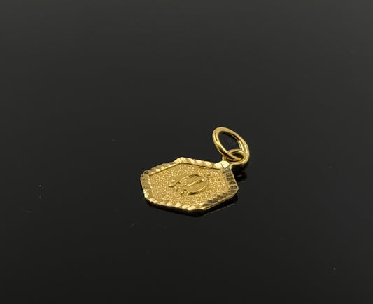 22K Solid Gold Sikh Pendants P251