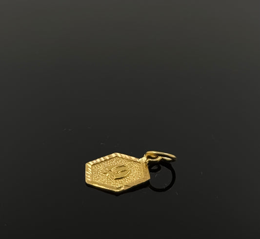 22K Solid Gold Sikh Pendants P259