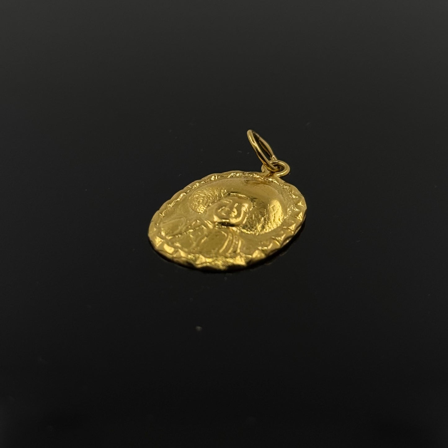 22K Solid Gold Hindu Pendants P336