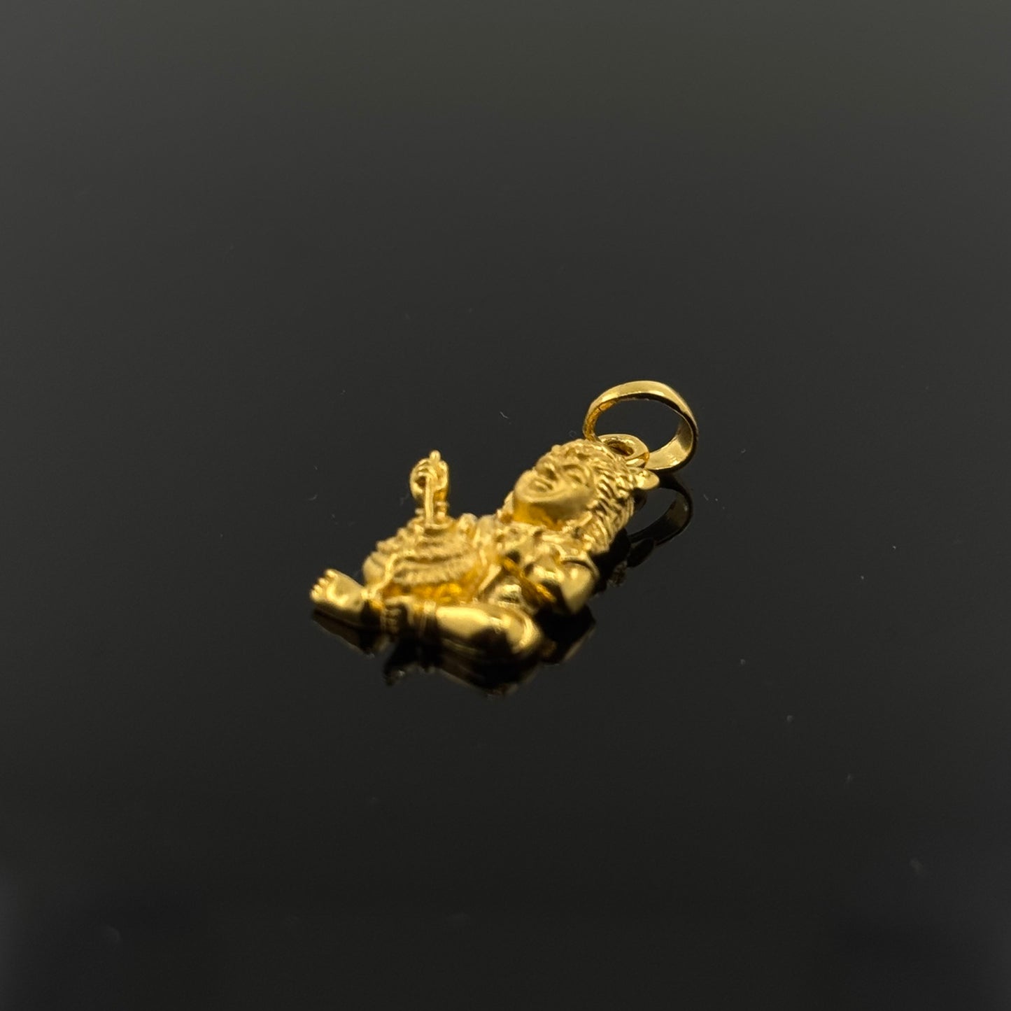 22K Solid Gold Hindu Pendants P348
