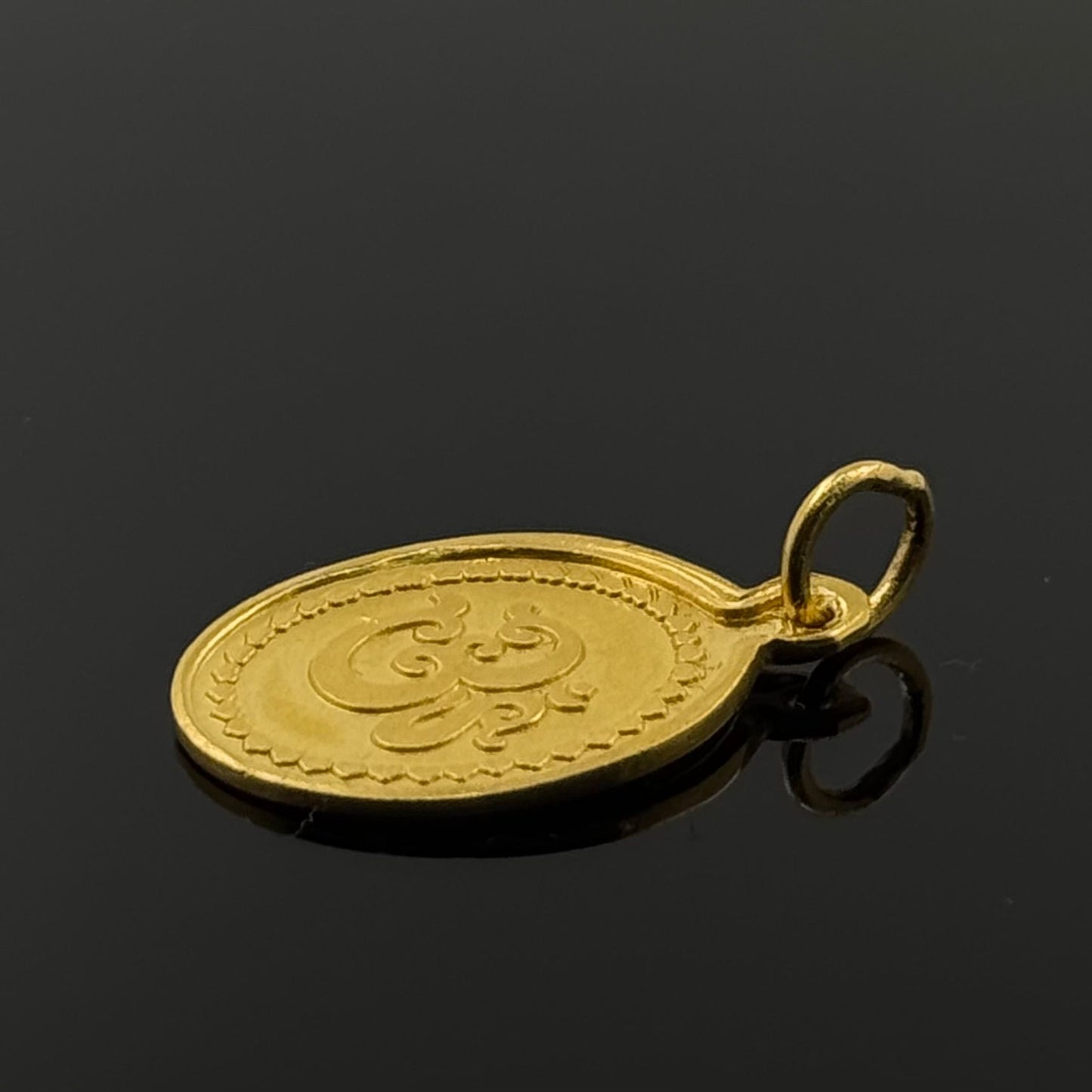 22K Solid Gold Hindu Pendants P443