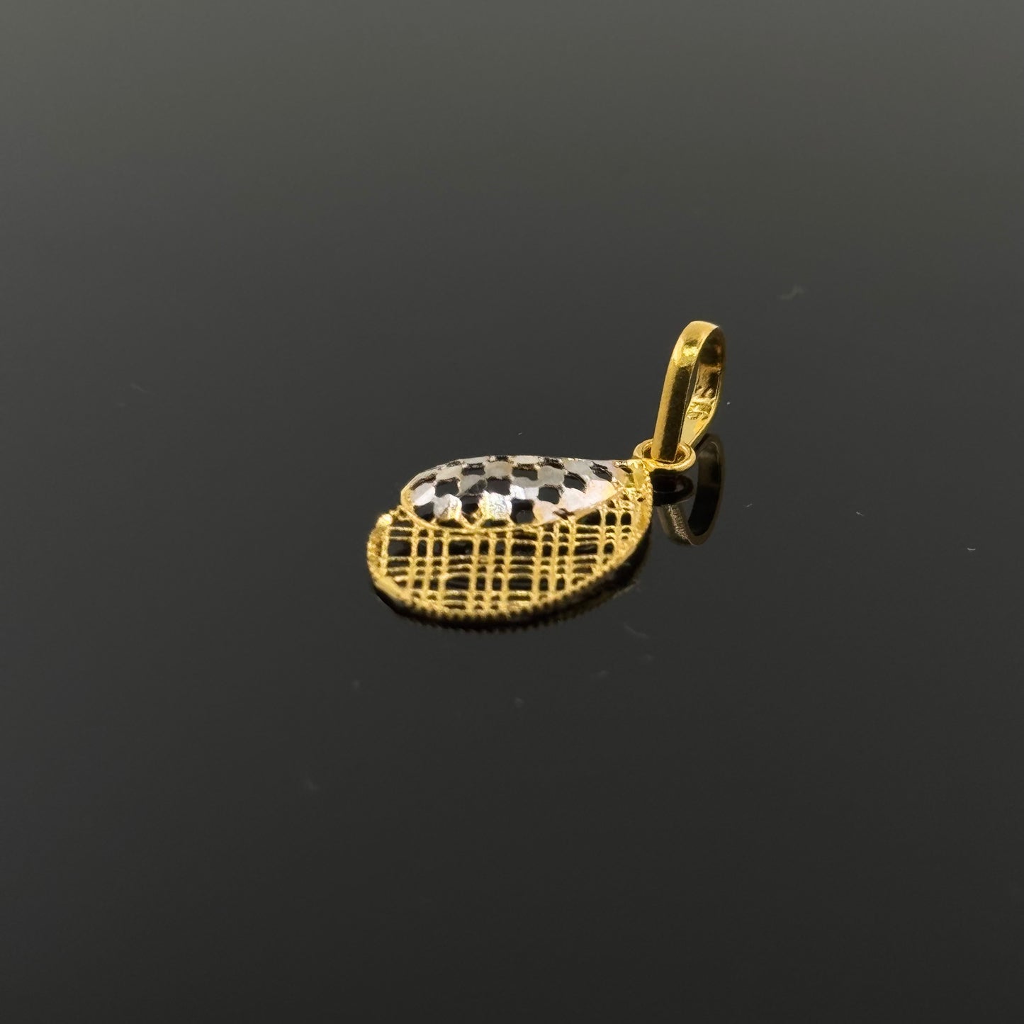 22K Solid Gold Fancy Pendants P454