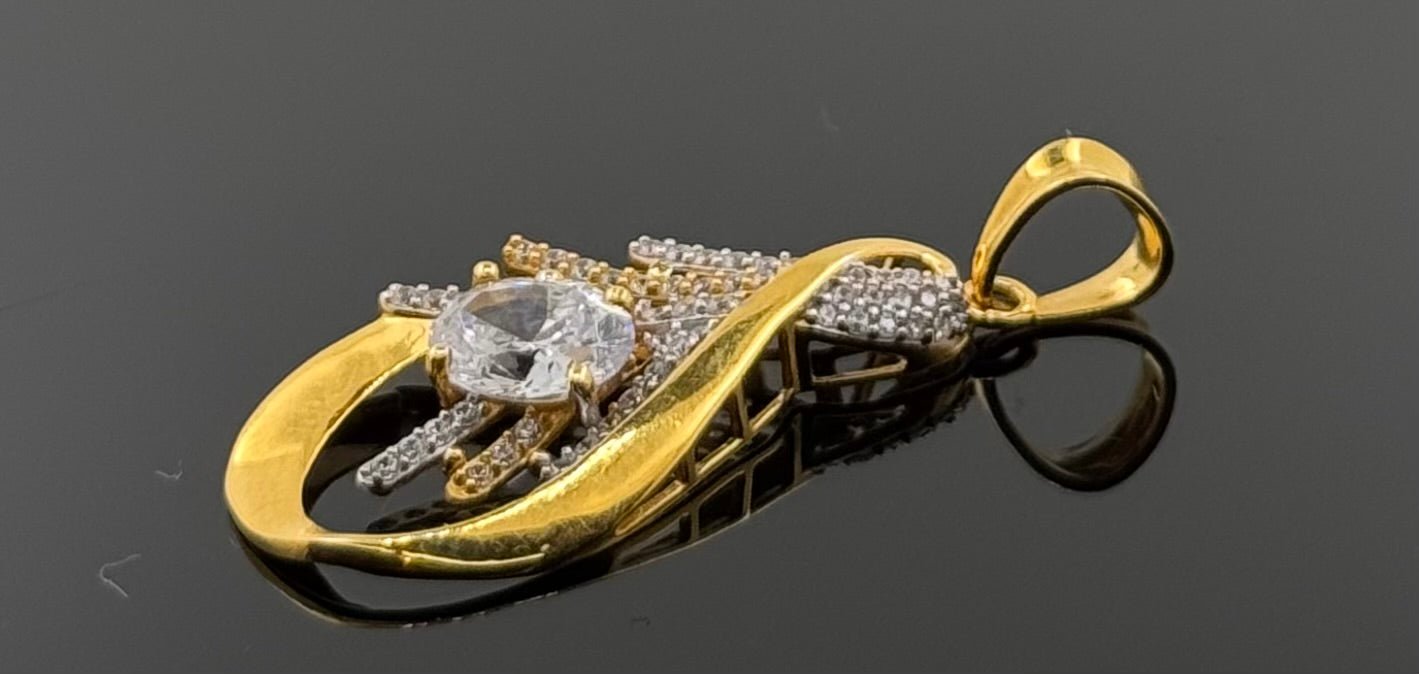 22K Solid Gold Fancy Pendants P559
