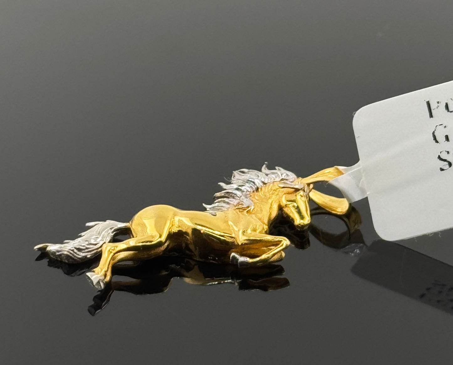21K Solid Gold Fancy Pendants P660
