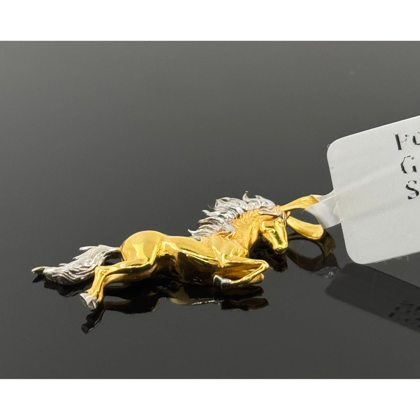 21K Solid Gold Fancy Pendants P660