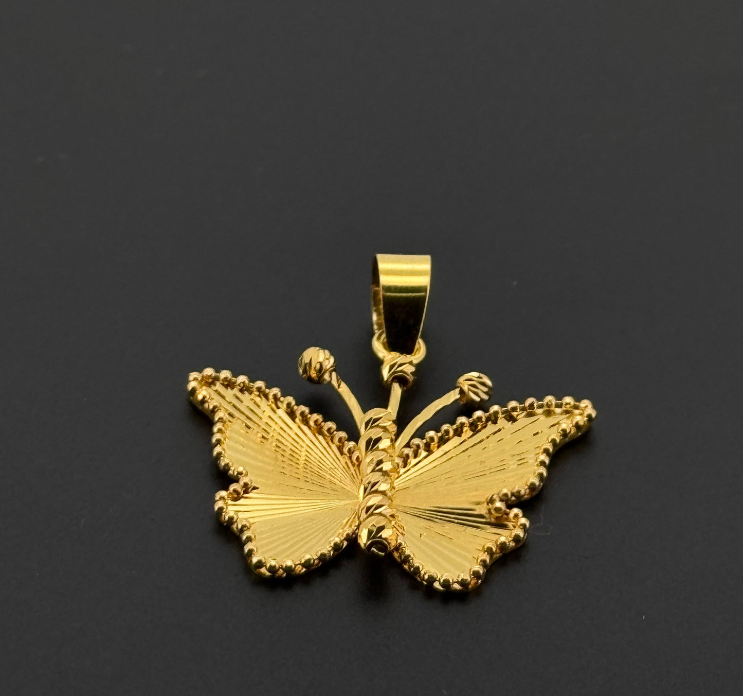 21K Solid Gold Fancy Pendants P803