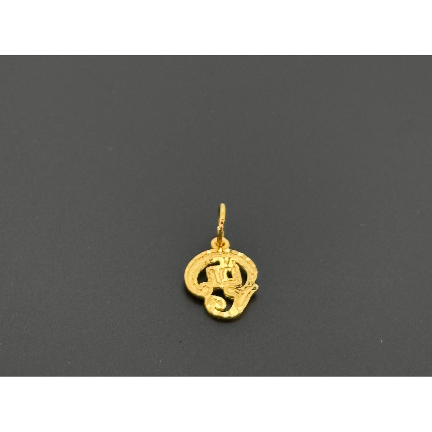 22K Solid Gold Hindu Pendants P845