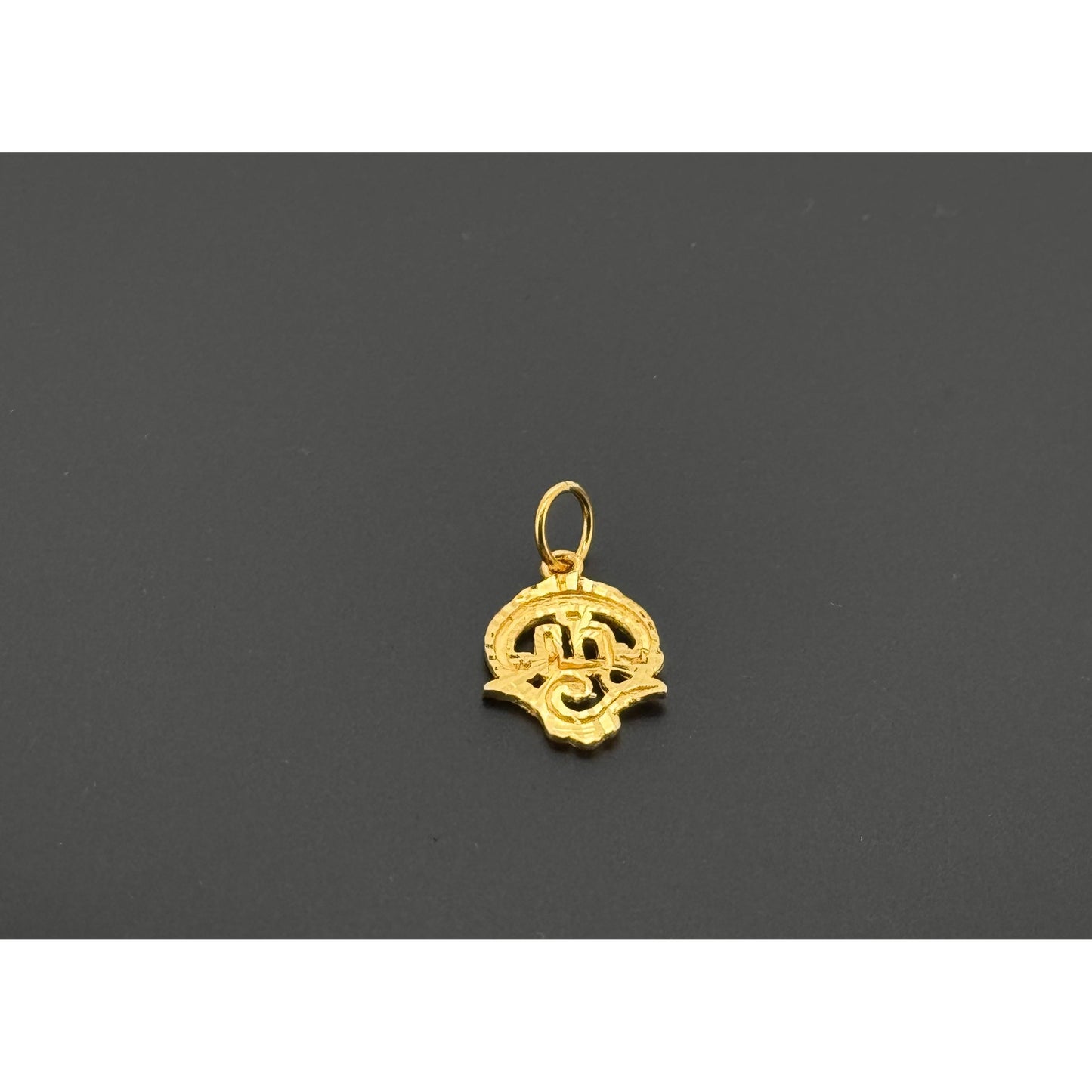 22K Solid Gold Hindu Pendants P849