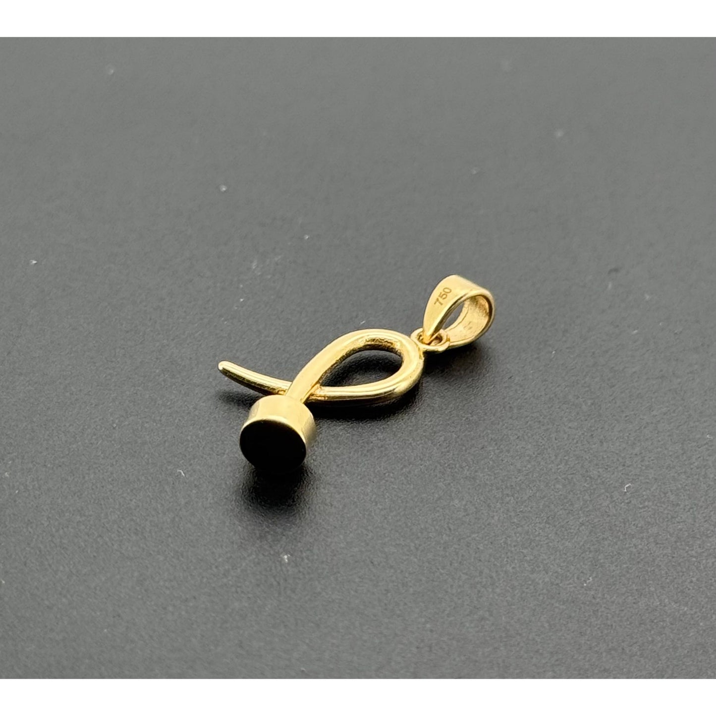 18K Solid Gold Fancy Pendants P881