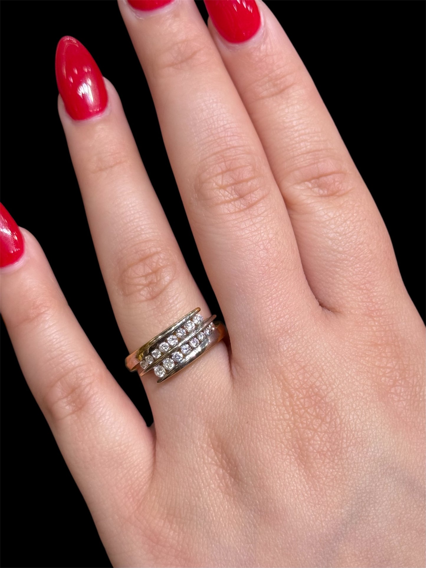 Natural Diamond Band Ring DR25