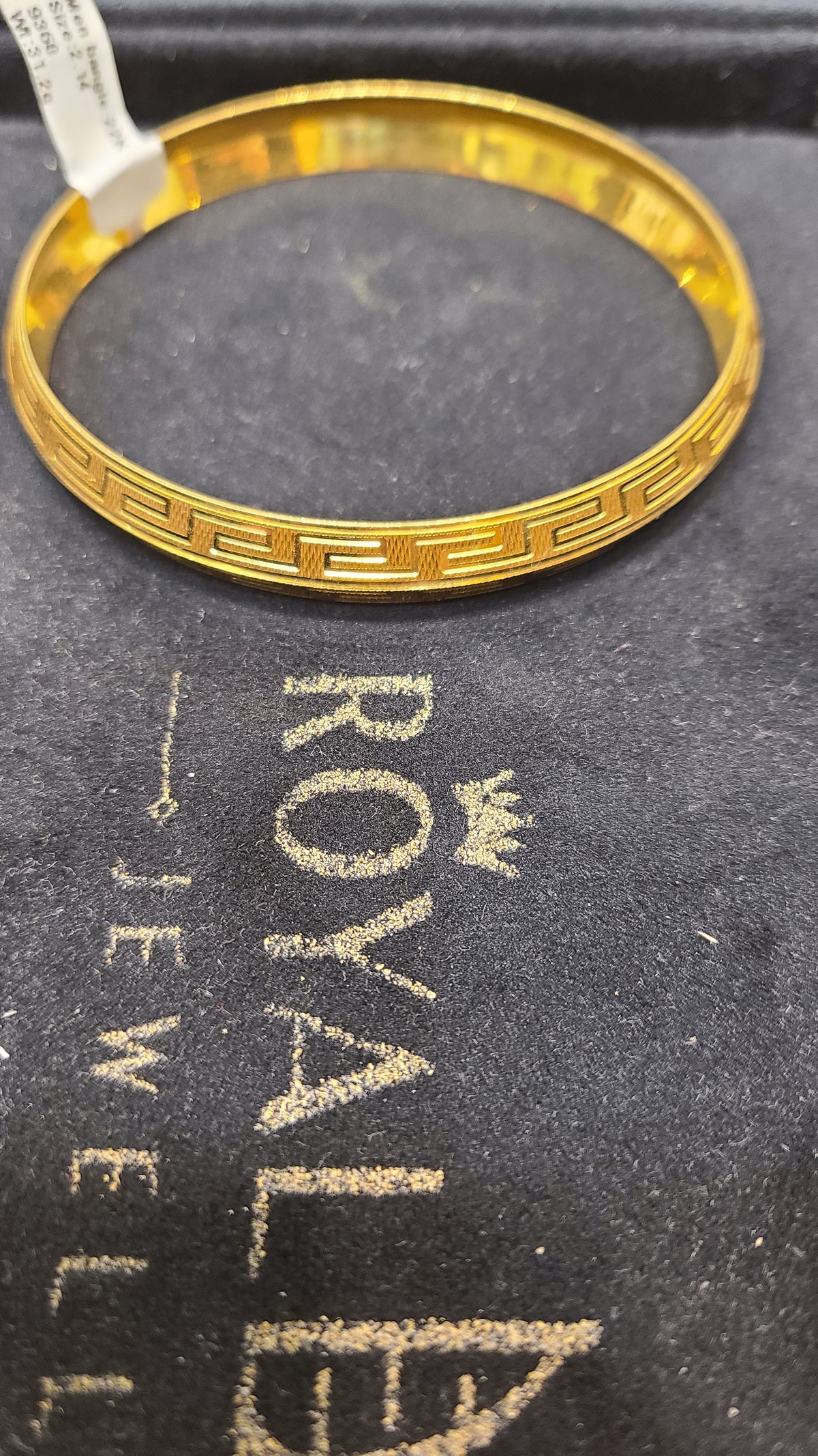 22k gold men bangle