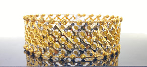 21K Solid Gold Dancing Bangle Bracelet B8323 - Royal Dubai Jewellers