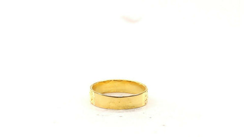 22k Ring Solid Gold Elegant Diamond Cut Ladies Ring Size R2056 mon - Royal Dubai Jewellers