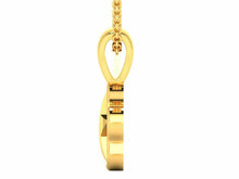 22k Solid Yellow Gold Ladies Jewelry Elegant Star Shape Pendant CGP27 - Royal Dubai Jewellers