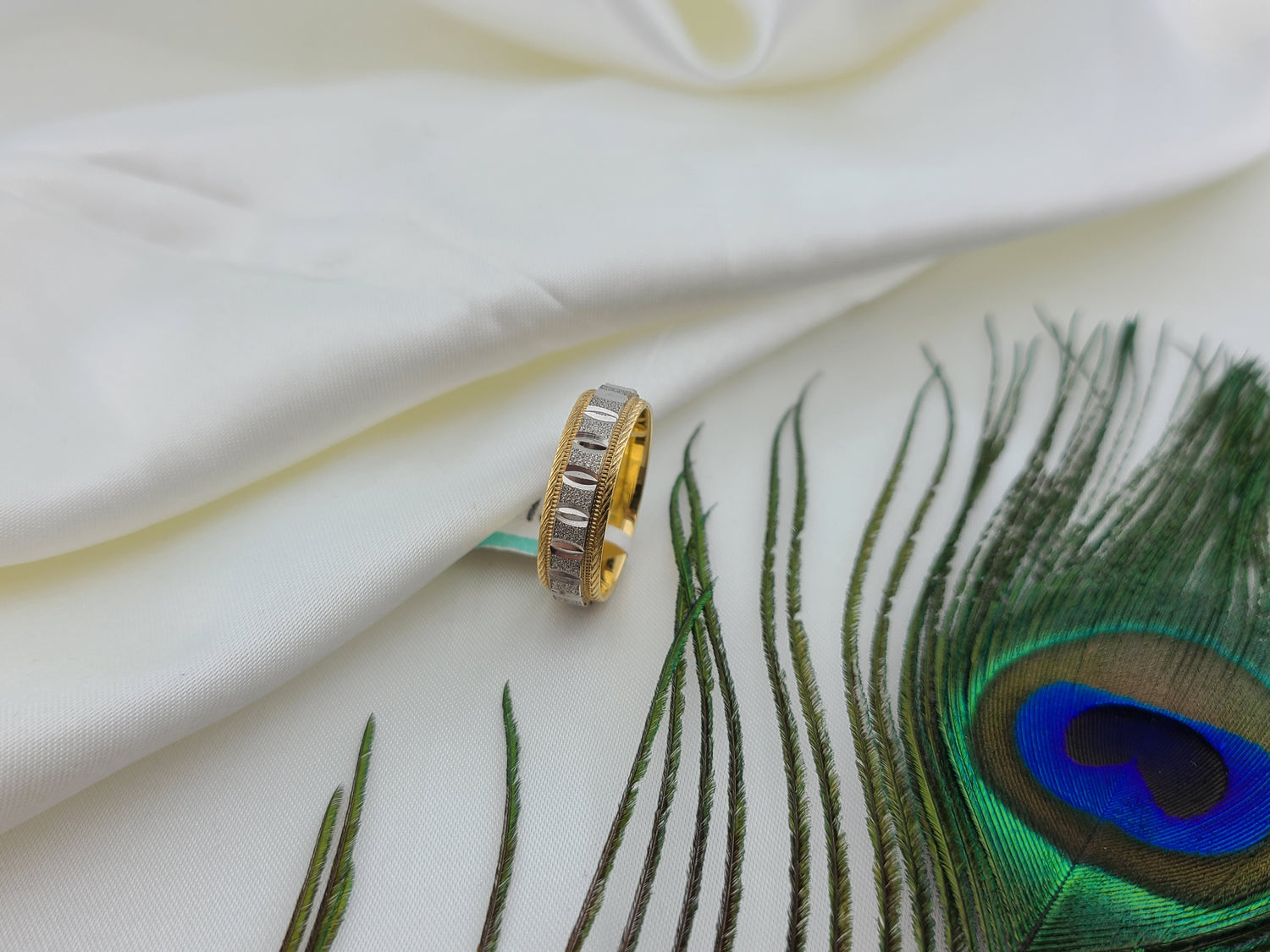 14k Two Tone Bands