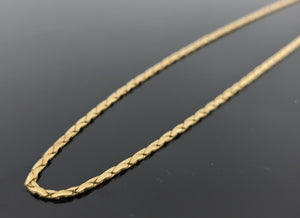 10K Solid Gold Designer Chain C1328 - Royal Dubai Jewellers