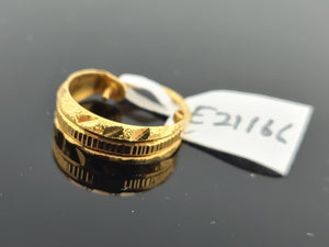 22K Solid Gold Designer Single Earring E21166 - Royal Dubai Jewellers