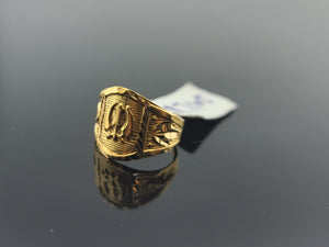 22K Solid Gold Designer Baby Ring R7105 - Royal Dubai Jewellers