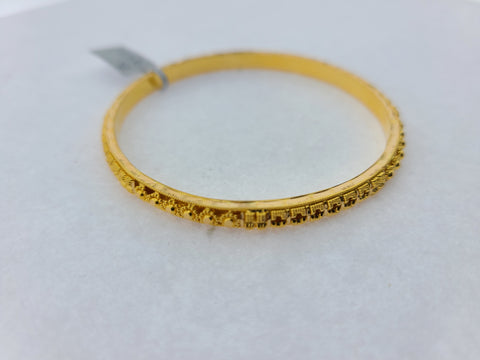 22K Solid Gold Designer Bangle B9475 - Royal Dubai Jewellers