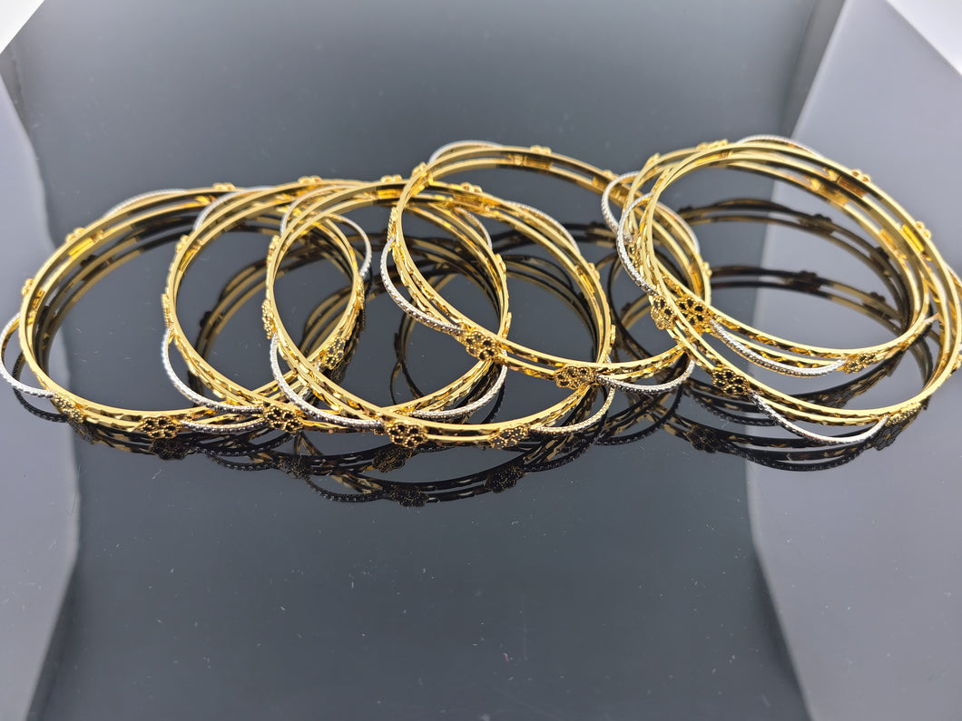 22k gold bangle k100 - Royal Dubai Jewellers