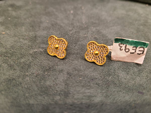 22k earrings ee93 - Royal Dubai Jewellers