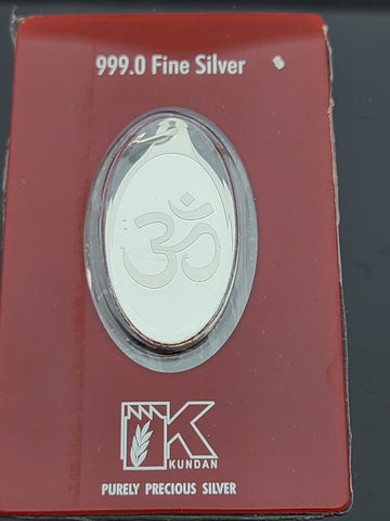 OM Pure Silver Coin scn23 - Royal Dubai Jewellers
