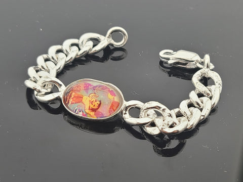 Sterling Silver Chota Bheem Baby Bracelet SB50 - Royal Dubai Jewellers