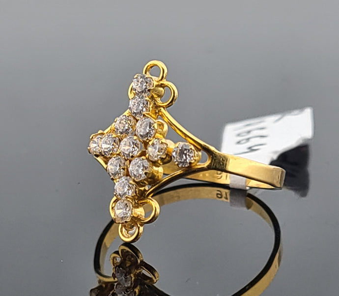22K Solid Gold Designer Pearl Ring R9664 - Royal Dubai Jewellers