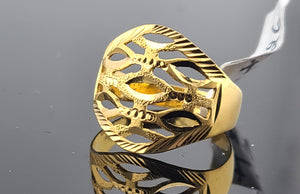 22K Solid Gold Designer Ring R9726 - Royal Dubai Jewellers