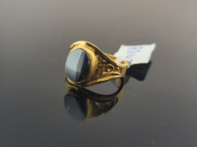 21K Solid Gold Designer Baby Ring R8147 - Royal Dubai Jewellers