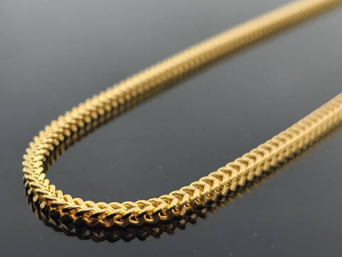 22K Solid Gold Designer Chain C7244 - Royal Dubai Jewellers