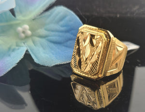 22K Solid Gold Designer Ring R16828 - Royal Dubai Jewellers